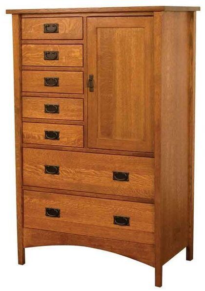 Amish Arts and Crafts Gentlemen's Chest