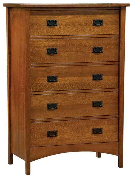 Custom Arts and Crafts Mountain Master Chest