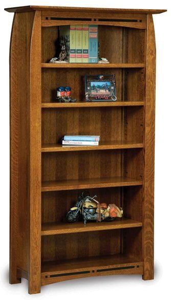 Amish Boulder Creek Six Shelf Bookcase