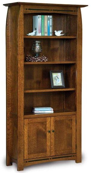 Amish Boulder Creek Two Door Bookcase