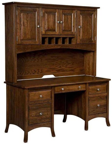 Amish Carlisle Desk with Hutch