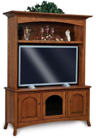 Amish Carlisle Two-Piece LCD Cabinet