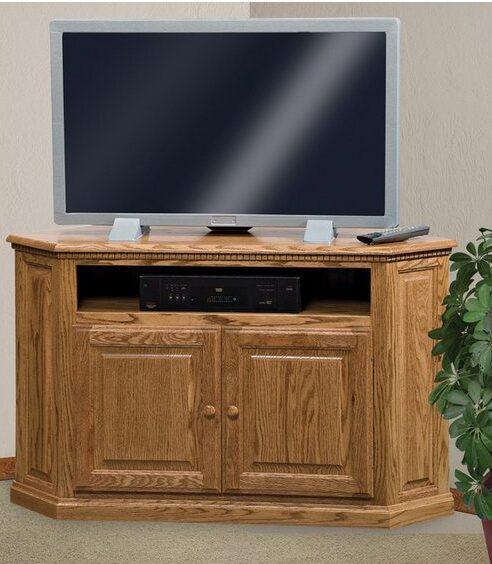 Amish Classic Two Door Corner LCD Stand