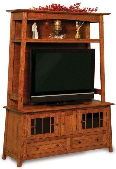 Amish Colbran Two Piece LCD Cabinet