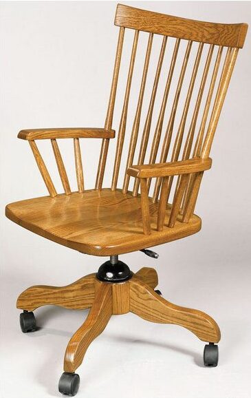Amish Comback Desk Arm Chair