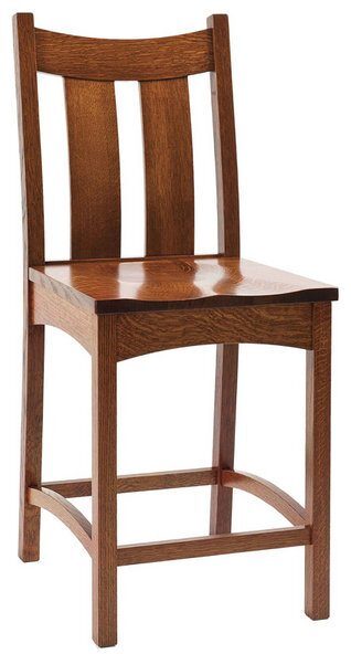 Amish Country Shaker Bar Chair