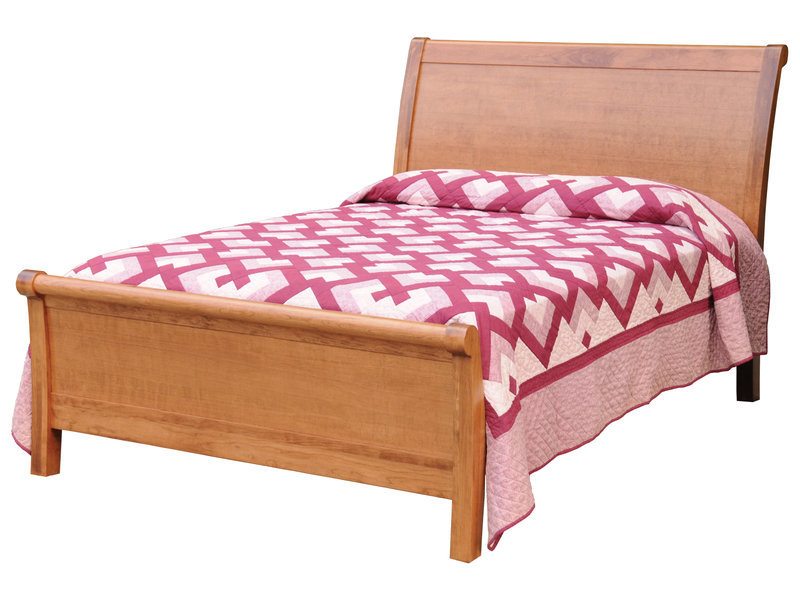 Custom Crescent Collection Sleigh Bed