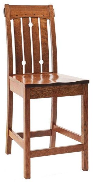 Amish Douglas Mission Bar Chair