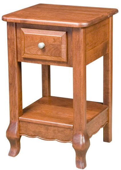 Amish French Country One Drawer Nightstand