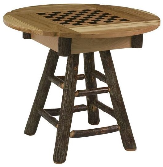 Amish Hickory Country Delight Game Table