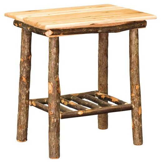 Amish Hickory Hilltop Collection End Table