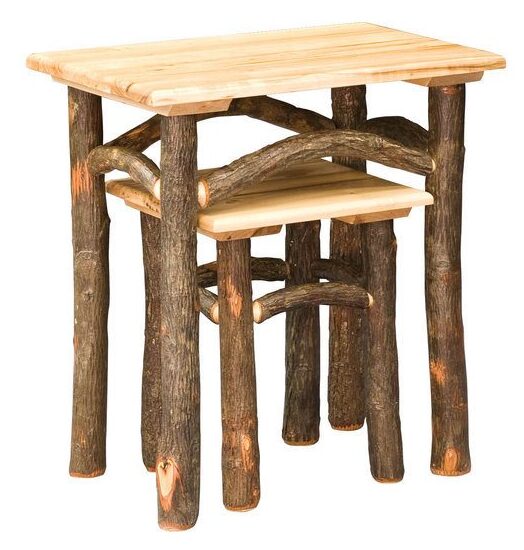 Amish Hickory Nesting Tables