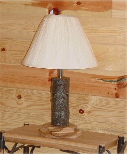 Amish Hickory Table Lamp
