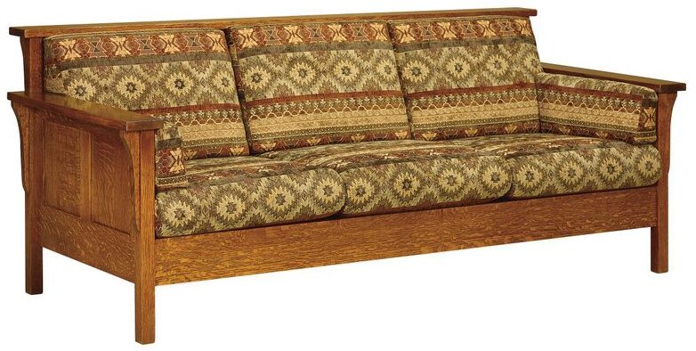 Amish Highback Panel Sofa