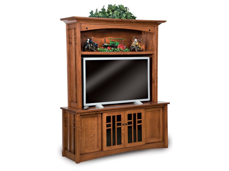 Amish Kascade Two-Piece LCD Cabinet