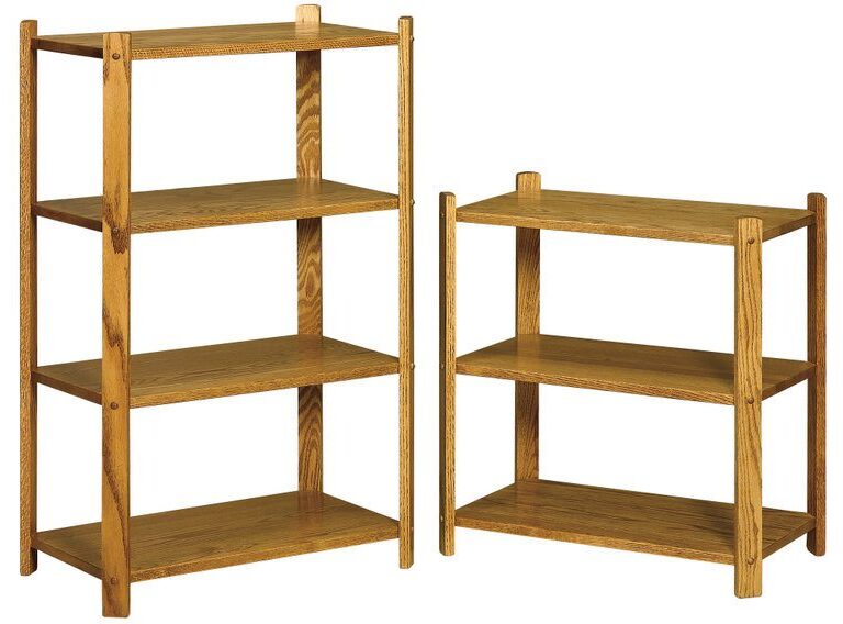 Amish Large Rectangle Three and Four Tier Stands