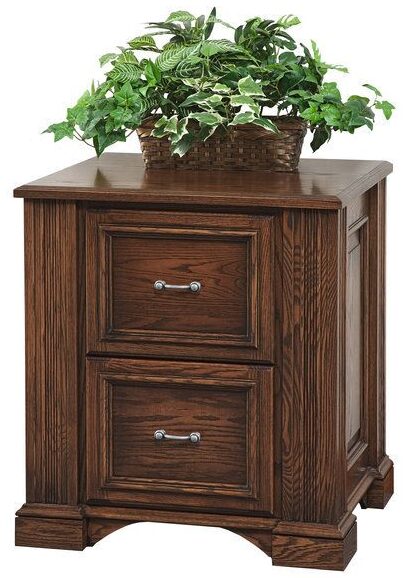 Amish Lincoln 2-Drawer File Cabinet
