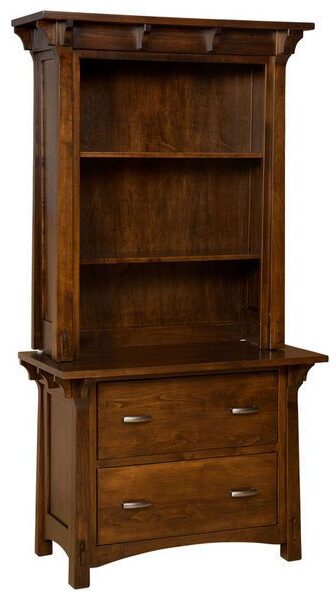 Custom Manitoba Lateral File Cabinet and Topper