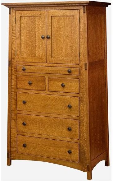 Amish McCoy Six Drawer, Two Door Armoire