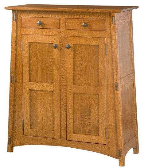 Amish McCoy Two Door Cabinet with Reverse Panels