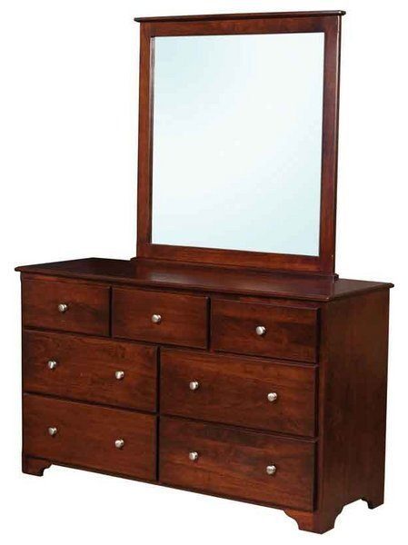 Amish Millerton Dresser with Mirror