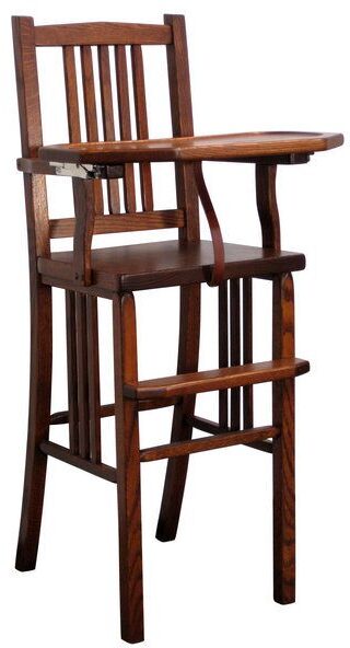 Custom Mission High Chair - Side View