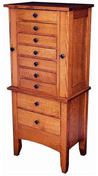 Amish Mission Jewelry Armoire