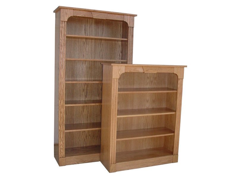 Amish Northport Oak Bookcase
