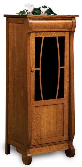 Amish Old Classic Sleigh Stereo Cabinet