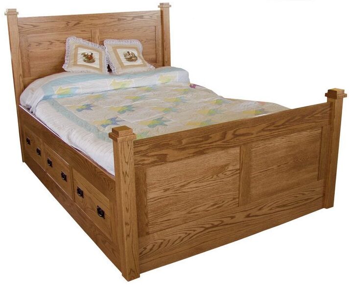 Custom Pine Hollow Deluxe Storage Bed