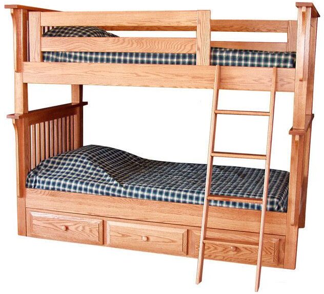 Custom Pine Hollow Mission Bunk Bed