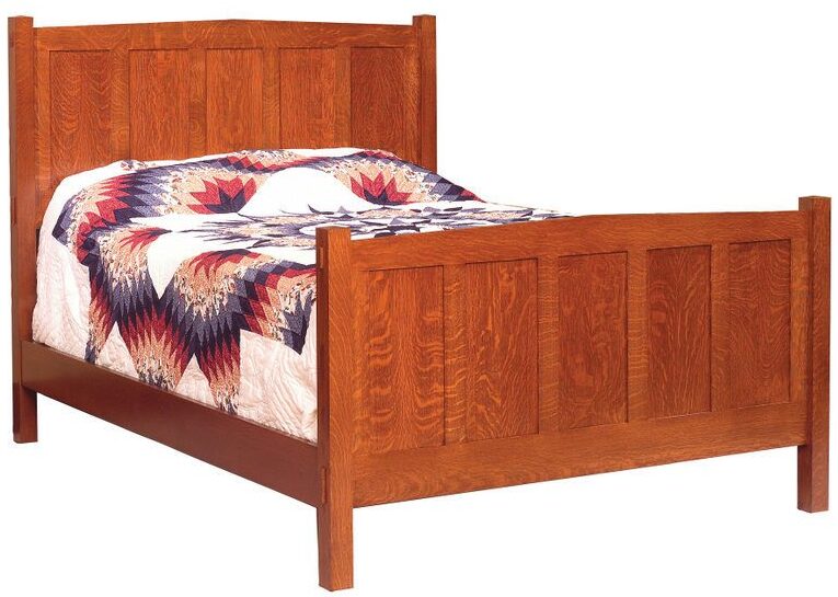 Custom Post Mission Queen Bed
