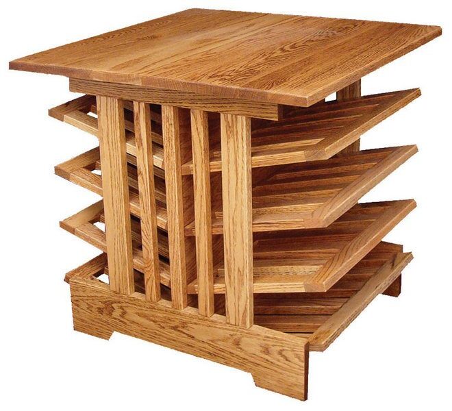 Amish Mission Magazine Table - Large Size