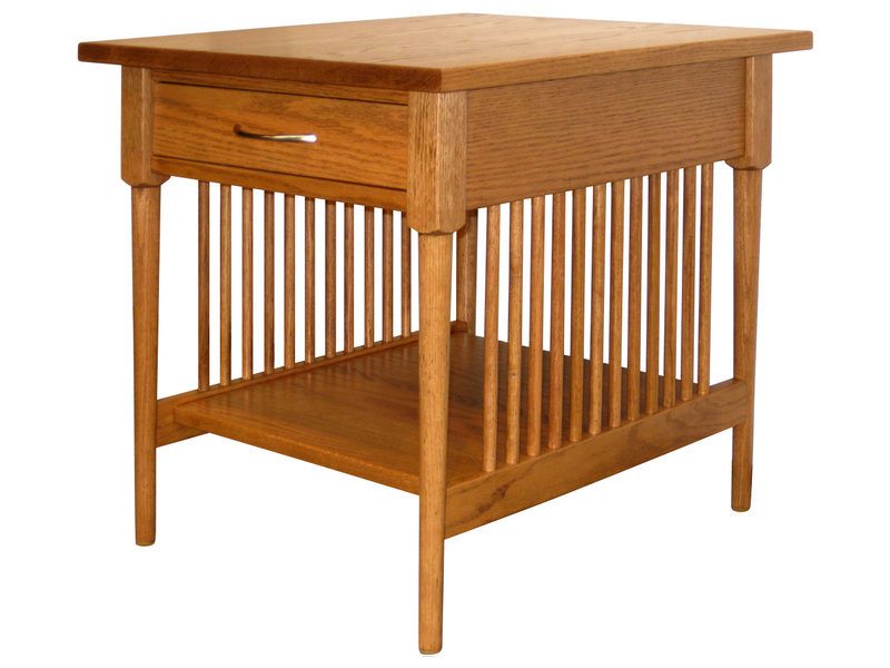 Spindle Shaker End Table