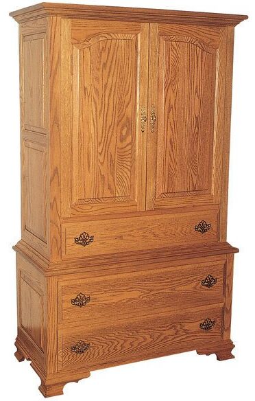 Amish Traditional Collection Two Door Armoire