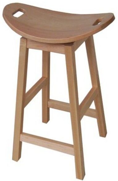 Custom Weaver Saddle Swivel Bar Stool